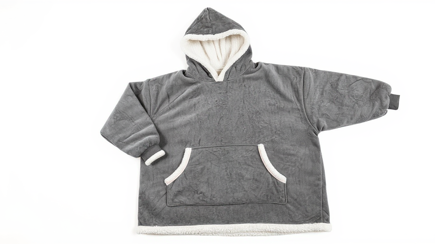 Blanket Hoodie, Grey