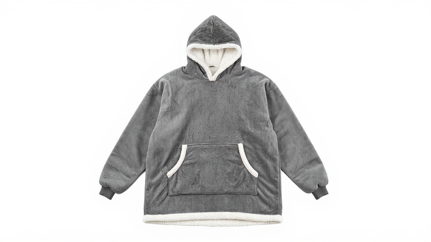 Blanket Hoodie, Grey