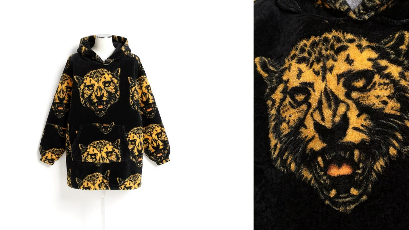 Blanket Hoodie, Tiger EDITION