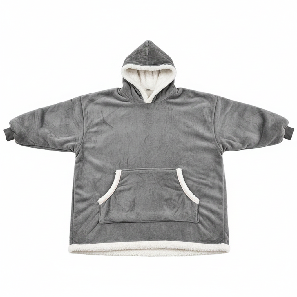 Blanket Hoodie, Grey